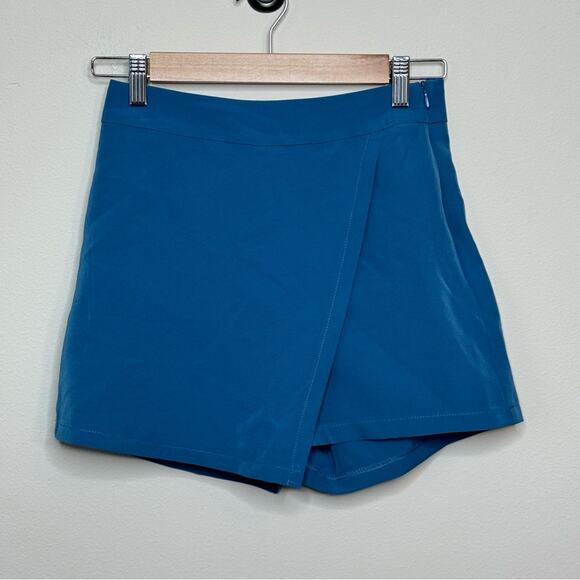 Sincerly Jules Pants - Sincerely Jules NWT Dusty Blue Asymmetrical Skort Size S